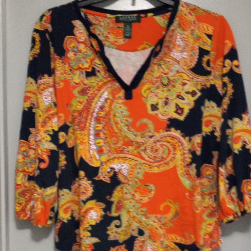 Colorful Paisley Blouse